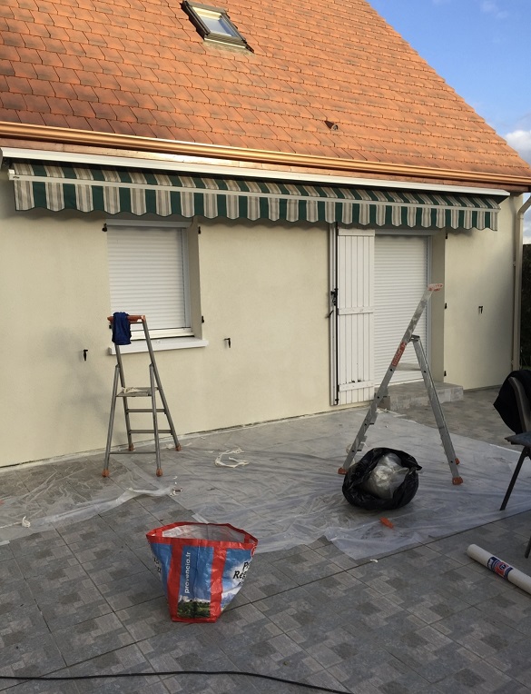 Coloration tuiles et ravalement de facade beauvais 60000 après